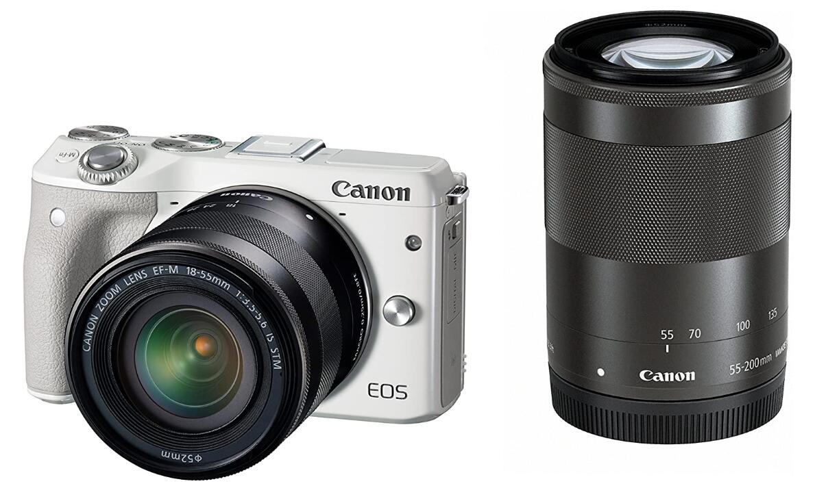 楽天市場】canon (キヤノン) eos m3 ダブルズームキットの通販