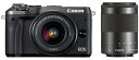 【中古】Canon キヤノン EOS M6 ダブルズームキット ブラック(2)