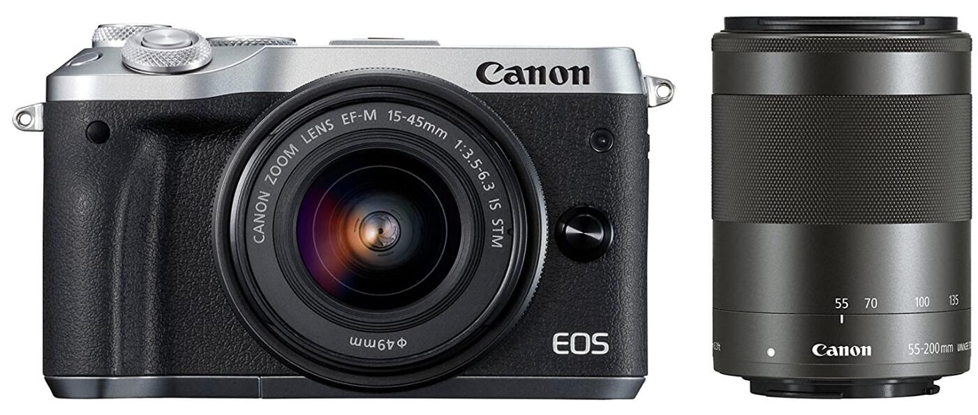 楽天市場】canon eos m6 ダブルズームキット シルバーの通販 楽天市場】canon eos m6 ダブルズームキット シルバーの通販