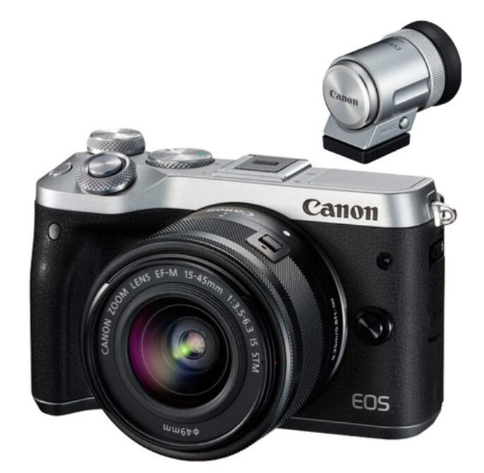 【中古】Canon キヤノン EOS M6 EF-M15-45 