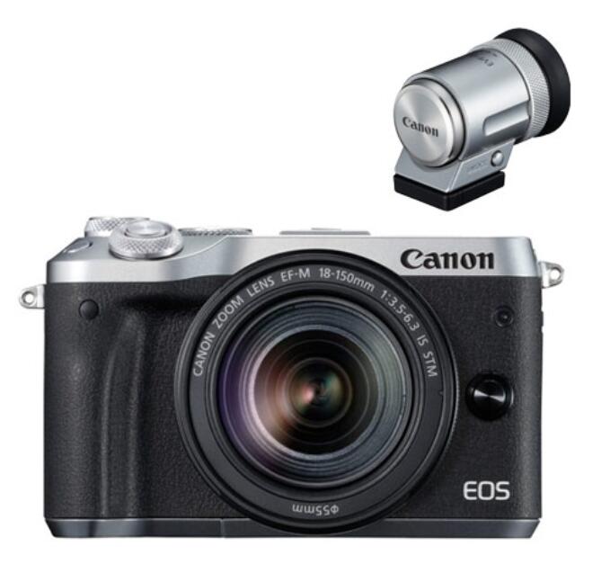 【中古】Canon キヤノン EOS M6 EF-M18-150 IS STM レンズEVFキット シルバー