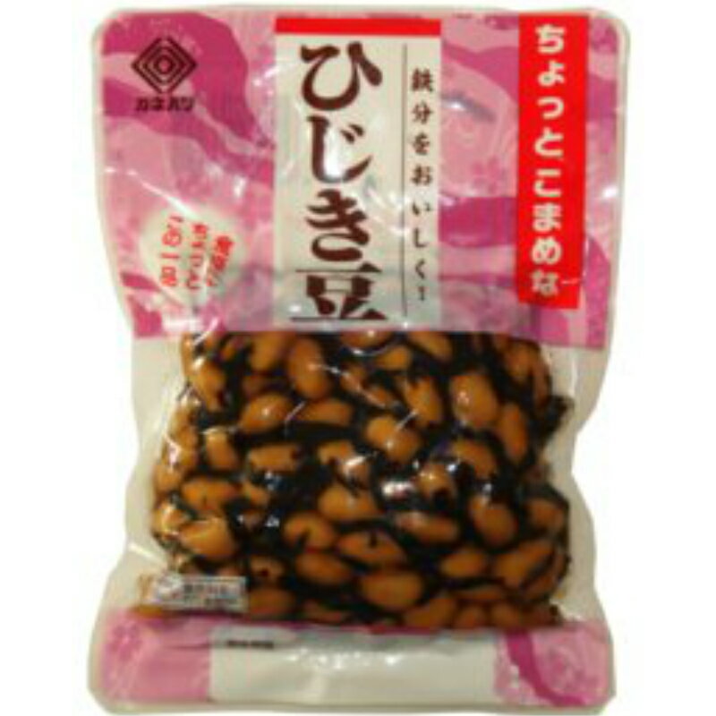 【夏季冷蔵品】カネハツ ちょっとこまめな ひじき豆 120g×20袋【賞味期限 お届けより42日前後】