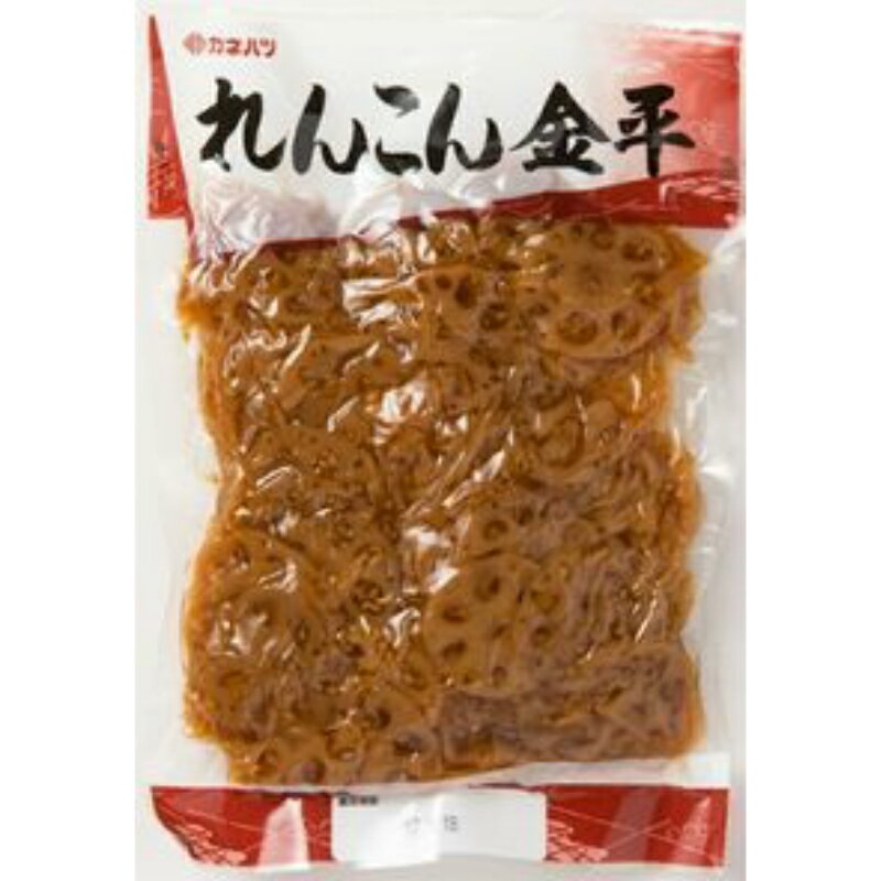 【夏季冷蔵品】カネハツ 大容量惣菜 れんこんきんぴら 315g×12袋【賞味期限 お届けより56日前後】