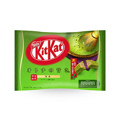 【お取り寄せ商品】抹茶袋・キットカット　Kitkat　ミニオトナの甘さ抹茶1袋（13枚）