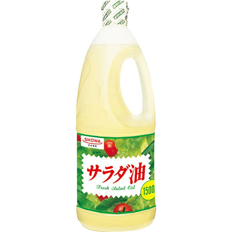 昭和産業 サラダ油 ハンディ 1500g×12個 【KKコード4524044】