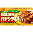 商品情報メーカー名S&B エスビー品名ゴールデン ハヤシライスソース 商品ジャンル食品・飲料商品説明香り豊かなスパイスとまろやかなトマトの旨みがひきたつ濃厚な味わいです。じっくり炒めた玉ねぎとまろやかなトマトの旨みとコク。風味豊かなスパイス（カルダモン、ジンジャー、ナツメッグ等）で仕上げた香り立つハヤシライスソースです。（植物油脂使用）原材料名小麦粉（国内製造）、パーム油・なたね油混合油脂、砂糖、食塩、でん粉、トマトパウダー、香辛料、ソテー・ド・オニオン、酵母エキス、香味油／着色料（カラメル、カロチン）、調味料（アミノ酸等）、香料、乳化剤、酸味料、（一部に小麦・乳成分・大豆を含む）賞味期限18か月間保管温度帯常温保存注意事項・リニューアルなどにより、商品内容やパッケージが変更となり、画像と異なるものをお届けする場合がございます。予めご了承ください。・当商品は終売、リニューアルになる可能性があり、ご注文をいただいた後にお届けができなくなってしまう場合が稀にございます。その際はご連絡させていただきますので、ご了承ください。・賞味期限は製造日を含む、製造日からの期限です。