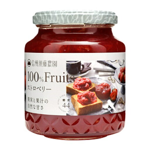 スドー 信州須藤 100%フルーツ ストロベリー 350g×12個 スドー 信州須藤 100%フルーツ ストロベリー 350g×12個