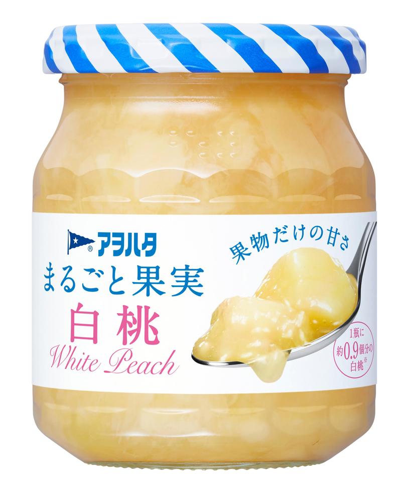 【アヲハタ】まるごと果実 白桃 250g