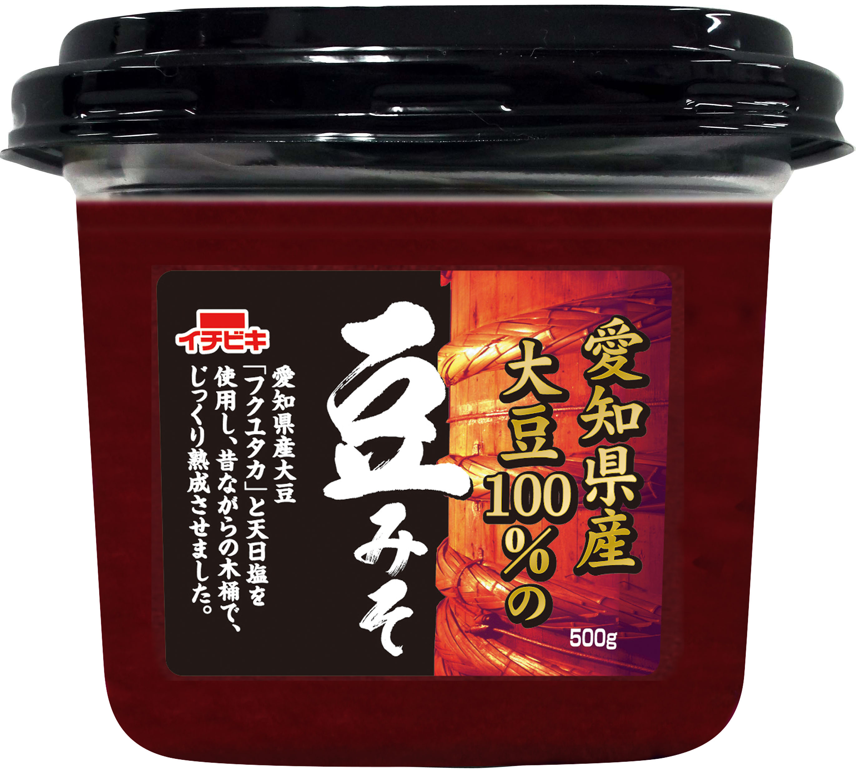 イチビキ 愛知大豆100% 豆みそ 500g×6個のサムネイル