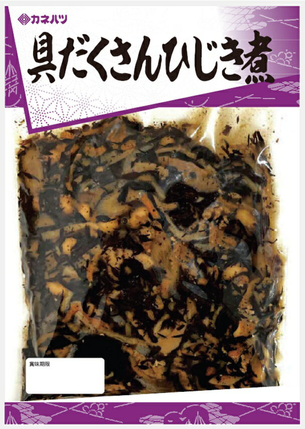 【夏季冷蔵品】カネハツ 具だくさんひじき煮 380g