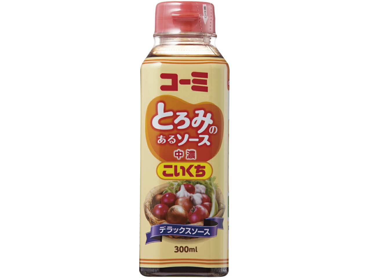 コーミ とろみのあるこいくちソース 中濃ソース 300ml×30本