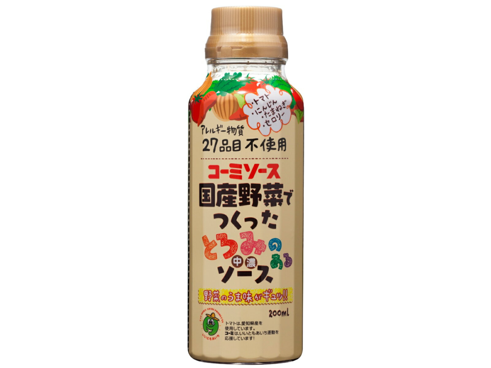 コーミ 国産野菜でつくったとろみあるソース 200ml×30本