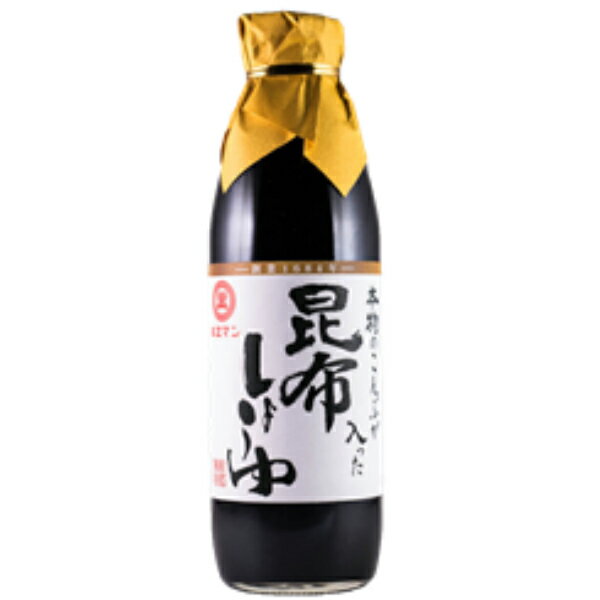 ミエマン 昆布しょうゆ 500ml 6本