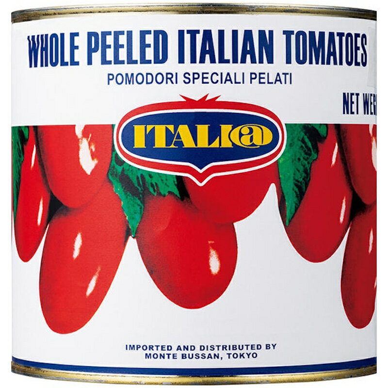 【モンテ物産】ITALI@ イタリアット ホールトマト 2.55kg×1個