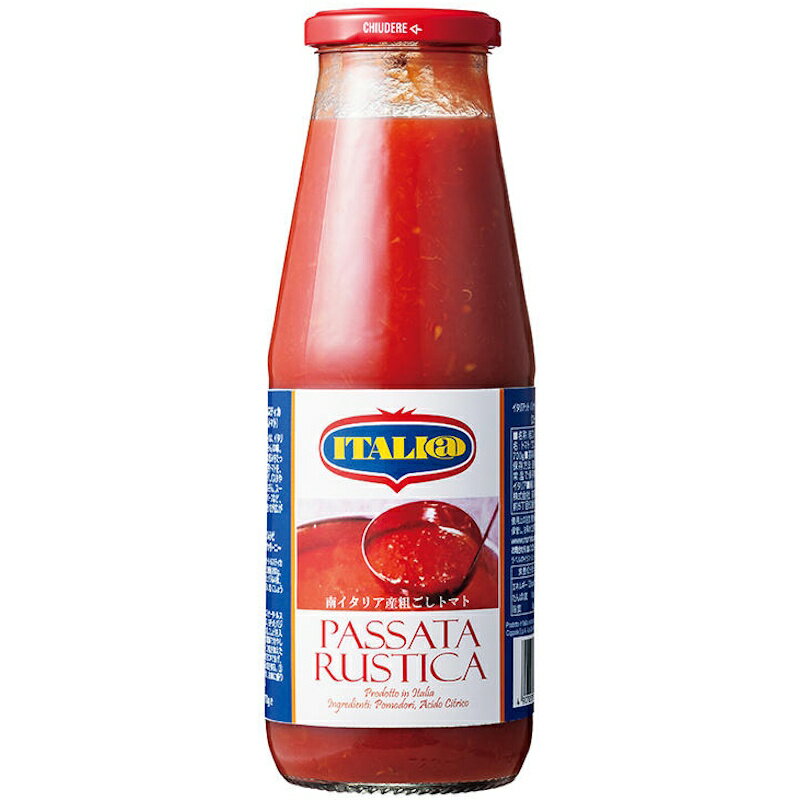 【モンテ物産】ITALI@ イタリアット パッサータ・ルスティカ Passata Rustica 700g×12個
