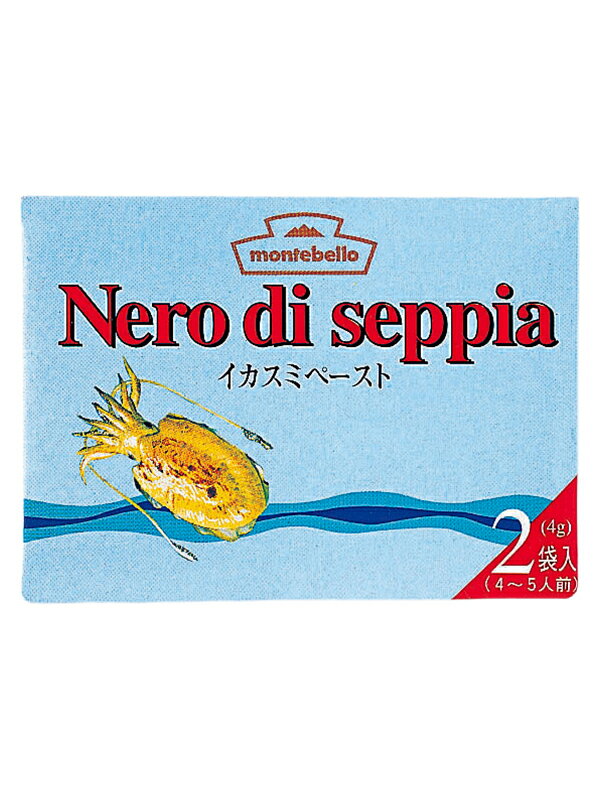 商品情報商品名モンテベッロ イカスミスペースト 4g×2袋 8g×50個商品説明 スペイン産のイカスミを使いやすいペースト状にしました。独特の香りとコクを新鮮な状態でお届けいたします。家庭用サイズと業務用サイズをそれぞれご用意しています。（スペイン産）賞味期限 情報追加待ち 詳しくはお問い合わせください。ご注意点 ・リニューアルなどにより、商品内容やパッケージが変更となり、画像と異なるものをお届けする場合がございます。予めご了承ください。・当商品は終売、リニューアルになる可能性があり、ご注文をいただいた後にお届けができなくなってしまう場合が稀にございます。 その際はご連絡させていただきますので、ご了承ください。 関連キーワード（本商品の直接的な関係を示すものではありません。） モンテ物産 モンテ トマト パスタ スパゲッティ マカロニ イタリアン 調味料 材料 食品 塩 食塩 ポルチーニ キャビア トリュフ 凍菜 アンチョビ 生ハム ウインナー ソーセージ サラミ ハム オリーブオイル チーズ プロセスチーズ モッツァレラチーズ ピザ粉 バルサミコ酢 パスタソース 野菜加工品 ポレンタ サフラン グリッシーニ パットーネ オリーブ 冷凍パスタ 豆 ビーンズ 海塩 ツナ ボッタルガ パジェフ 焼き菓子 パン 小麦粉 ドライイースト 薄力粉 強力粉 中力粉 パットーネ ひまわり油 有機ジュース ストレートジュース 業務用 酢 コーヒー 水 炭酸水 香辛料 デザート ペンネ リングイネ 輸入品 国内加工品