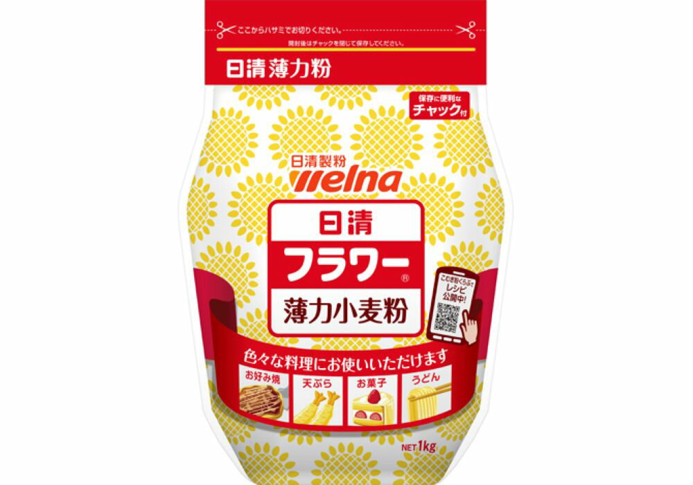 日清製粉ウェルナ 日清製粉 小麦粉フラワー チャック付 1Kg