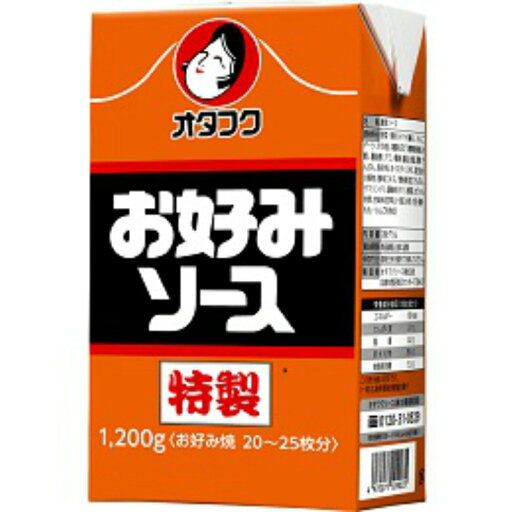 オタフク お好みソース特製 紙FT 1.2kg×15個 オタフク お好みソース特製 紙FT 1.2kg×15個