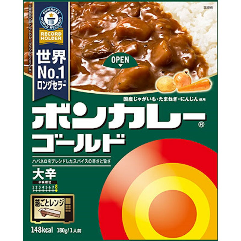 大塚製薬 ボンカレーゴールド 大辛 180g×30個