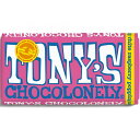 TONY'S CHOCOLONEY トニーズ チョコレート ホワイトチョコレート ラズベリー ポッピングキャンディー 180g
