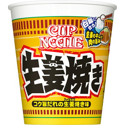 くまの中谷商店 日清 カップヌードル コク旨だれの生姜焼き ビッグ 100g×12個
