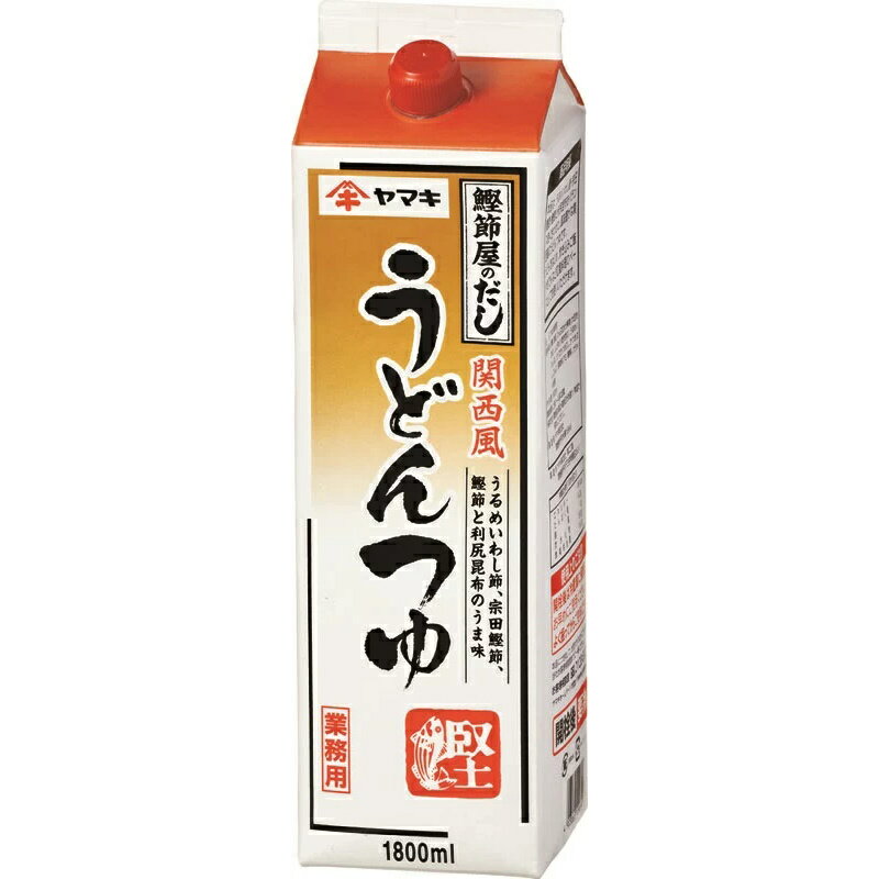 R関西風うどんつゆ 紙パック 1.8L×6本