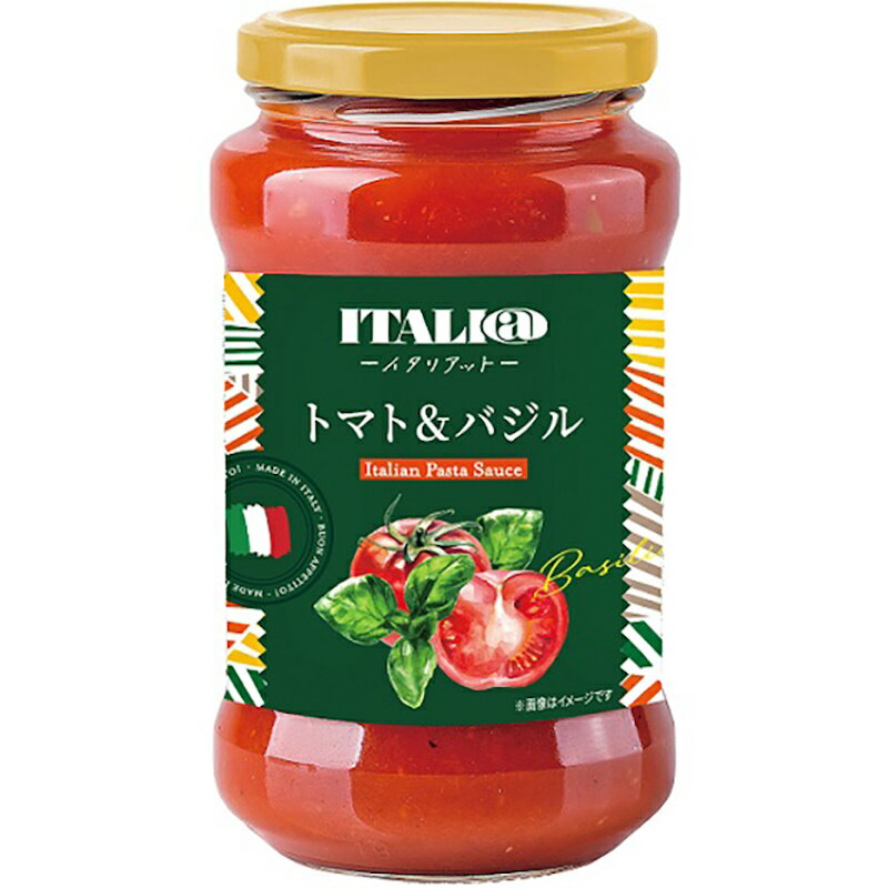 イタリアット パスタソース・トマト&バジル 400g×12個