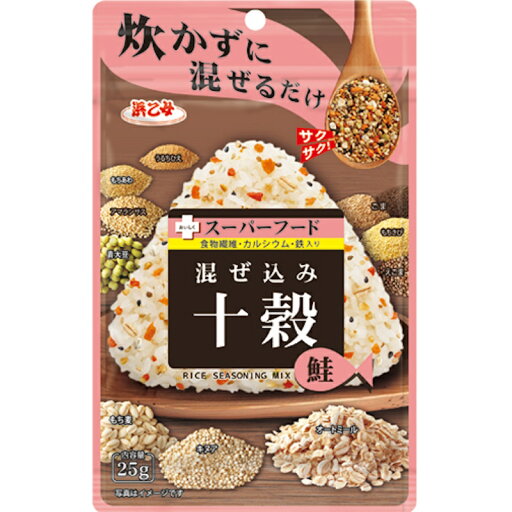 浜乙女 混ぜ込み十穀 鮭 25g 10個 浜乙女 混ぜ込み十穀 鮭 25g 10個