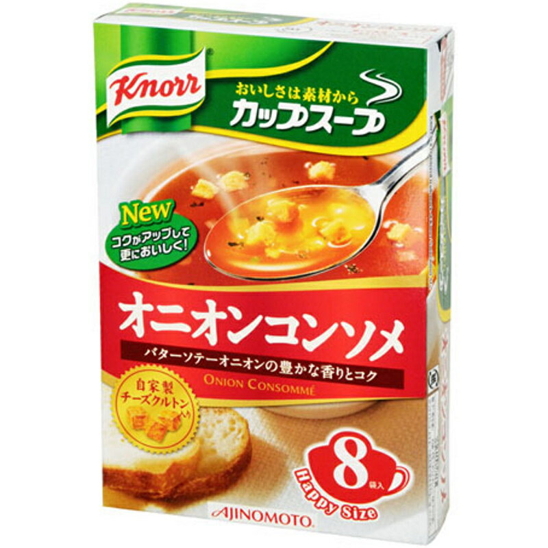 味の素 クノール カップスープ オニオンコンソメ 8袋×24個 【KKコード2815988】 1