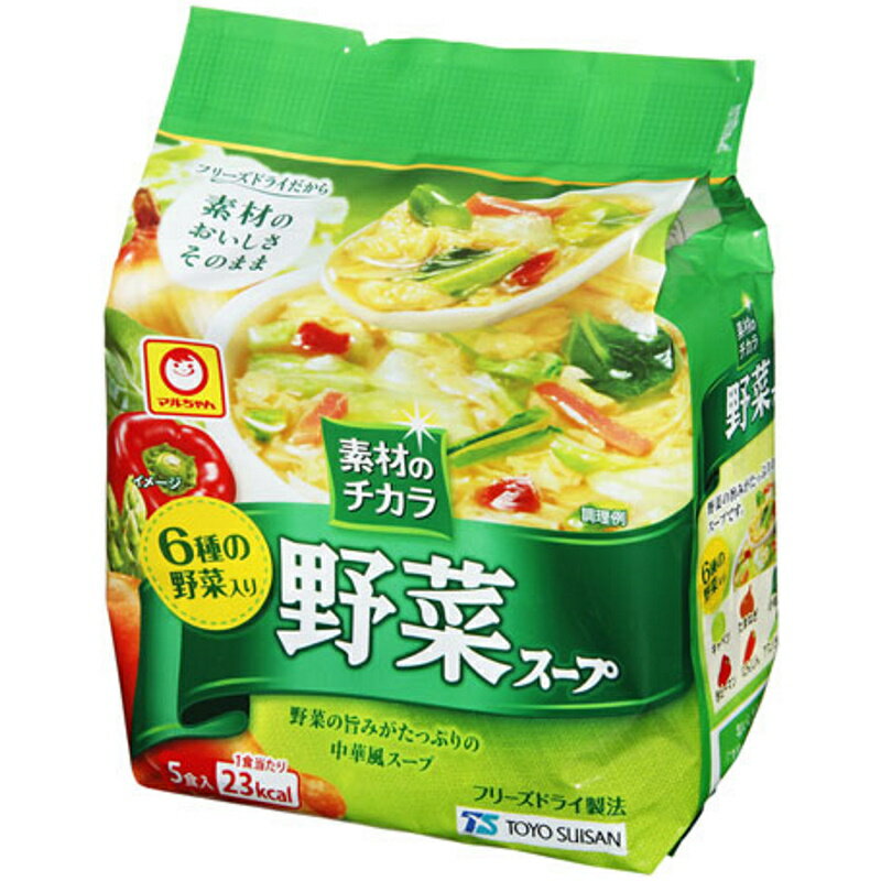 東洋水産 マルちゃん N 素材のチカラ 野菜スープ 6g×5袋×12個 【KKコード2862994】