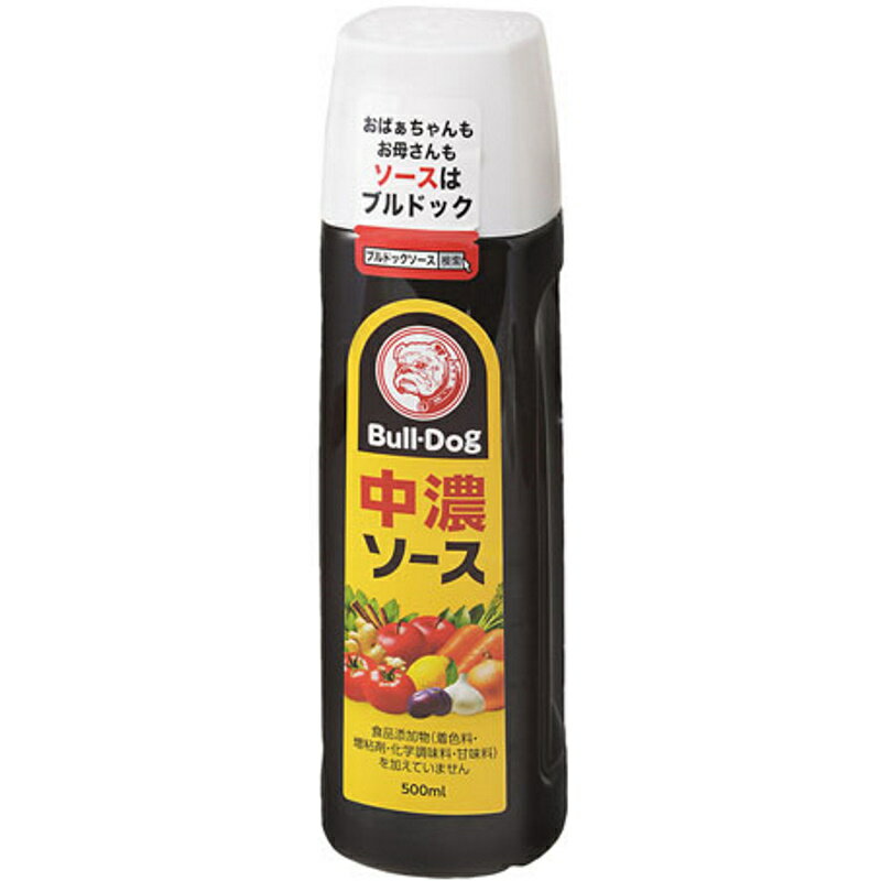 ブルドックソース 中濃ソース パック 500ml×20個 【KKコード2256025】