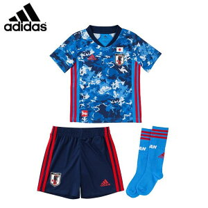 adidas/アディダス サッカー 上下セット gem15-ed7354 KIDS_JFA2020ホーム日本代表ユニフォームミニキット ] レプリカ_キッズ_3点セット【ネコポス不可能】