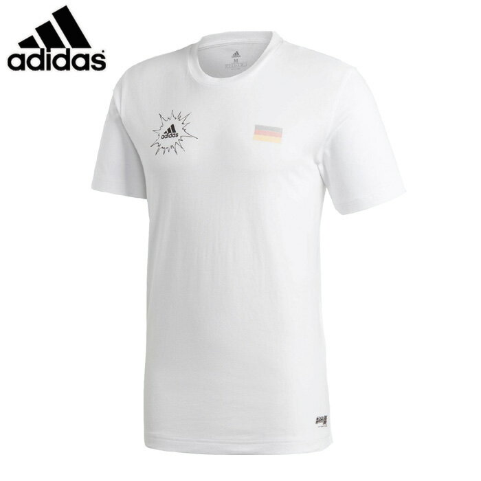 adidas/アディダス サッカー/フットサル トップス [ihw82-fq7638 翼ドイツ代表半袖Tシャツ_TsubasaGermanyTee] Tシャツ_翼_ドイツ代表/2020SS 【ネコポス対応】