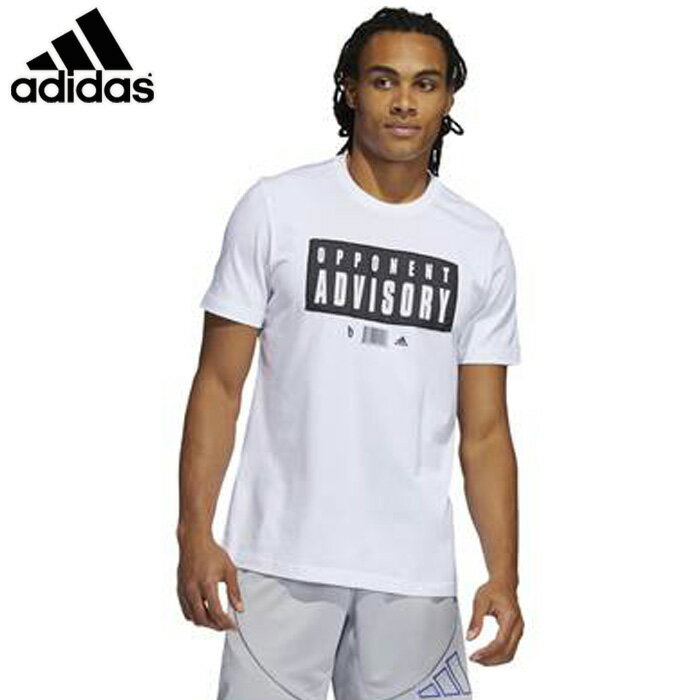 adidas/アディダス バスケットボール トップス [br436-gr9928 DAMEEPADVIST] プラクティスシャツ_プラシャツ_半袖_Tシャツ_NBA_ダミアンリラード/2021FW 【ネコポス対応】