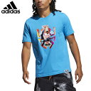 adidas/アディダス バスケットボール トップス [25870-gn9002 DONABSTRACT半袖Tシャツ] 半袖_Tシャツ_NBA_/2021SS 【ネコポス対応】