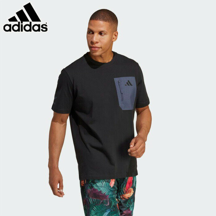 adidas/アディダス ラグビー トップス [ebm96-hs5815 オールブラックスラグビーライフスタイル半袖Tシャツ] Tシャツ_オールブラックス 【ネコポス対応】