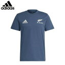adidas/アディダス ラグビー トップス Tシャツ_オールブラックス_半袖 このアディダス　オールブラックス　ラグビーTシャツを着て、本当の自分を表現しよう。ニュージーランドの強豪チームのライバルを圧倒する、黒一色の地に際立つシルバーファーンを胸にあしらっている。柔らかなシングルジャージー生地が、いつも快適な着心地をキープする。アディダスは「ベター・コットン・イニシアティブ」と提携し世界のコットン栽培環境の向上をサポート。この製品を着用して、持続可能な綿花栽培に貢献しよう。■生産国■■品質素材■シングルジャージー綿100%■カラー■ワンダースティールadidas/アディダス ラグビー トップス オールブラックスコットンTEE