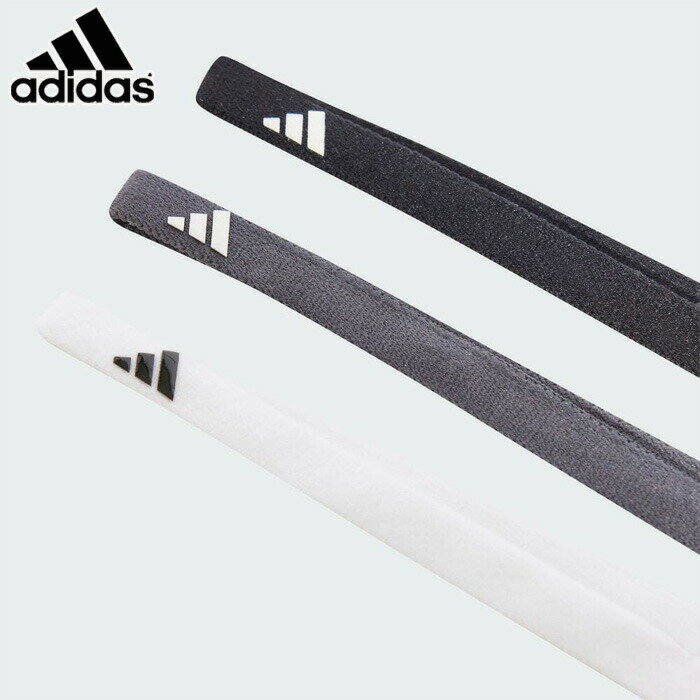 adidas/アディダス トレーニング アクセサリー [evj45-iy7788 ヘアバンド3本組] ヘアバン_ヘアバンド_..