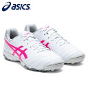 asics/アシックス サッカー/フットサル シューズ ジュニア_キッズ_トレシュー_トレーニングシューズジュニアの足にやさしい機能と快適な足入れを追求したDS LIGHT のジュニアトレーニングモデル。履き口周りにメッシュ材を採用し、JRプレーヤーの求める快適な足入れを追求■生産国■■品質素材■アッパー/人工皮革、合成繊維アウターソール/ゴム底インナーソール/合成樹脂 (EVA)取替式(適合する別売中敷/ 1104A027 )■カラー■WHITE/PINK GLOasics/アシックス サッカー/フットサル シューズ DS_LIGHT_JR_GS_TF