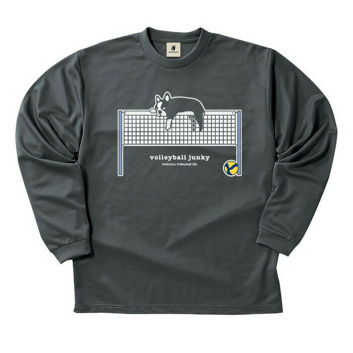 Volleyball_Junky/バレーボールジャンキー トップス [vj25012-7 ぐでぱん ロングスリーブDryTEE］ Tシ..