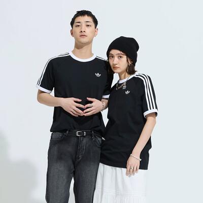 adidas/アディダス オリジナルス [db785-ke3538 スリーストライプス Tシャツ] _半袖_Lサイズ【ネコポス可】