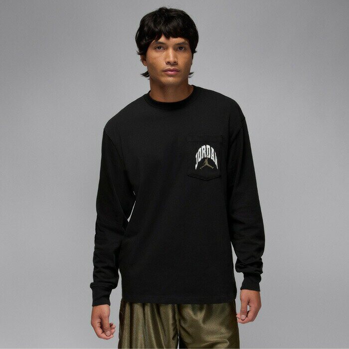 JORDAN/ジョーダン バスケットボール トップス [hv4567-010 ジョーダン BRK RLT ポケット L/Sクルー] ジョーダン_JORDAN_長袖シャツ 【ネコポス不可】