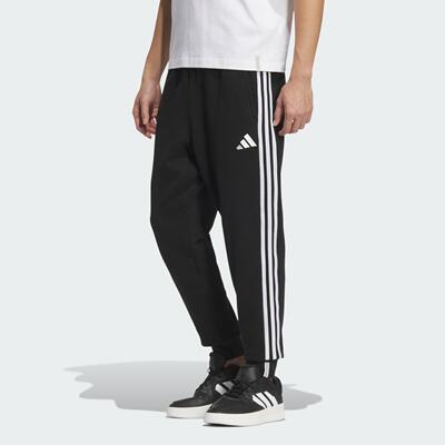 adidas/アディダス トレーニング パンツ [jup89-jw6940 エッセンシャルズ プラス レギュラーフィット スリーストライプス フレンチテリー カフパンツ] トレーニング_ロングパンツ_スポーツウェア_ジャージ 【ネコポス不可】