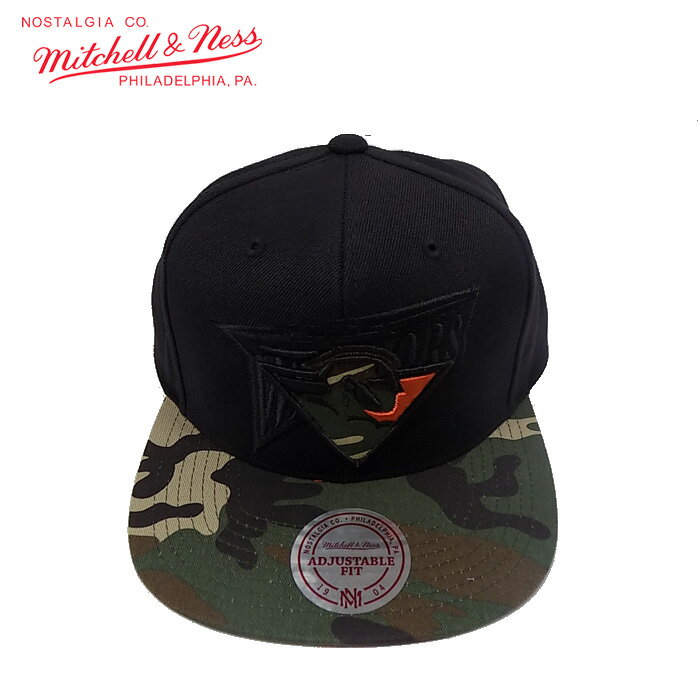 mitchell&ness/ミッチェルアンドネス バスケットボール 帽子 [403golwar-blkcamos NBAキャップ] 帽子_NBA_GOLDENSTATE_WARRIORS_ゴールデンステイトウォリアーズ/2019SS 【ネコポス不可】