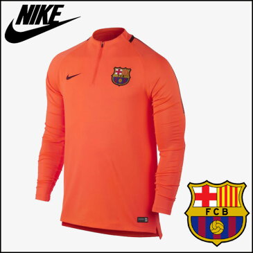 NIKE/ナイキ サッカー トップス [854192-813 FCB_SQUAD_L/S_ドリルトップ] バルサ_FCバルセロナ_長袖_ロングスリーブ/2017FW 【ネコポス不可能】