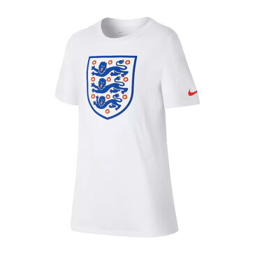 NIKE/ナイキ サッカー トップス [908345-100 ENT_Y_EVERG_CREST_S/S_Tシャツ] 子供サイズ_半袖Tシャツ_イングランド代表/2018SS 【ネコポス対応】