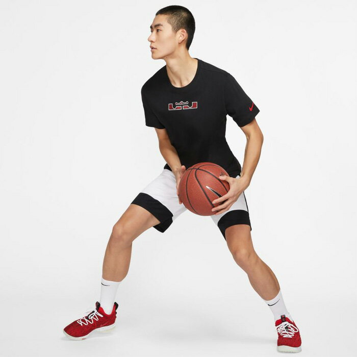 楽天市場 Nike ナイキ バスケットボール トップス Cd1319 010 Lbjロゴtシャツ tシャツ 部活 練習着 レブロン ネコポス対応 クマガヤスポーツ クマスポ