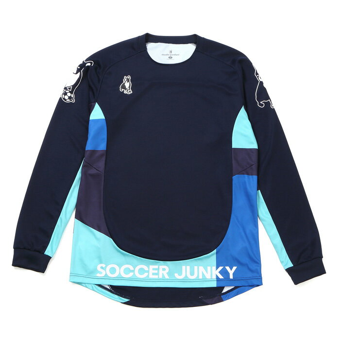 Soccer_Junky/サッカージャンキー サッカー/フットサル トップス [sj22a03-21 犬マイキー＋1ロングワークアウトシャツ] トレーニングウェア_長袖_ロングTシャツ_ロンT 【ネコポス対応】