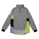 Soccer_Junky/サッカージャンキー サッカー/フットサル トップス パーカー_ジャケット_トレーニングウェア ■生産国■■品質素材■■カラー■ヘザーグレーSoccer_Junky/サッカージャンキー サッカー/フットサル トップス ハーフZIPトレーニングトップ