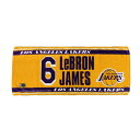 ジャスティス バスケットボール アクセサリー nba35326 フェイスタオル NBA_タオル_ロサンゼルスレイカーズ_LEBRON_レブロンジェームズ【ネコポス対応】